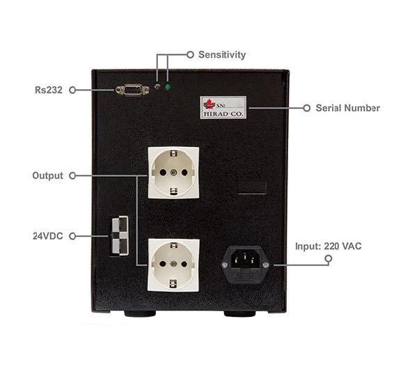 یو پی اس لاین اینتراکتیو تک فاز هیراد ULSHR 5KVA Hirad Single Phase Line Interactive UPS
