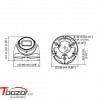 دوربین مداربسته هایک ویژن آنالوگ دام مدل Turbo HD 2CE56H0T-IT3ZF