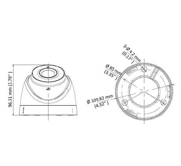 دوربین مداربسته هایک ویژن آنالوگ دام مدل 2CE78U8T IT3