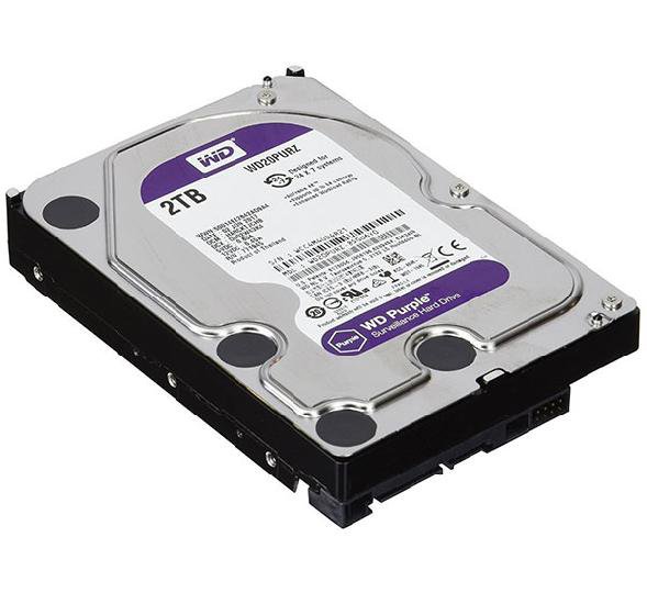 هارد دوربین مداربسته وسترن دیجیتال 2 ترابایت مدل WD20PURZ